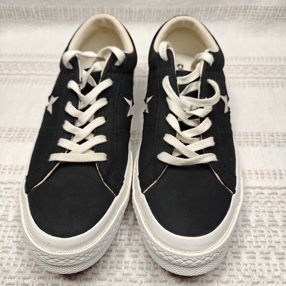 Converse One Star Black White Low Top Sneakers Men’s 5.5 / Women’s 7.5 NEW - Picture 2 of 7